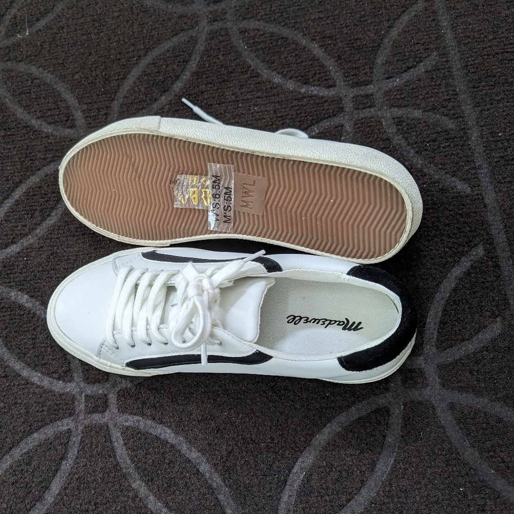 Like New Madewell Low-Top Sneakers - Picture 3 of 4